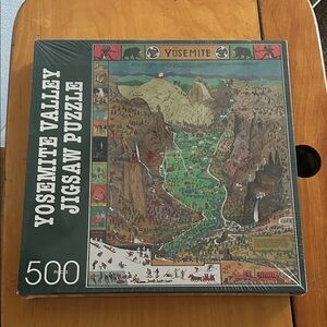 Vintage Sealed 1998 Yosemite Valley Jigsaw Puzzle